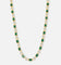 Saint Morta Emerald Cut Brilliant Chain Iced Gold/Emerald
