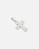 Saint Morta Iced Cushion Cross Pendant Iced White Gold