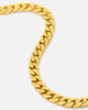 Saint Morta Flat Faced Curb Chain Gold
