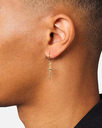 Saint Morta Dagger Earring Gold