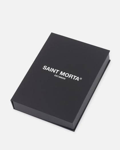 Saint Morta Duo Cuban Chain Set White Gold