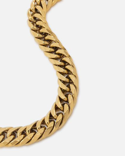 Saint Morta 12mm Double Link Bracelet Gold