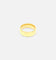Saint Morta Beveled Band Ring Gold/Tungsten