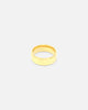 Saint Morta Beveled Band Ring Gold/Tungsten