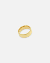 Saint Morta Beveled Band Ring Gold/Tungsten
