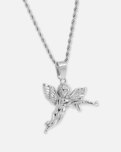 Saint Morta Jilted Cupid Pendant White Gold
