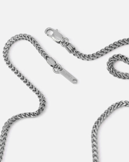 Saint Morta Dagger Franco Necklace White Gold