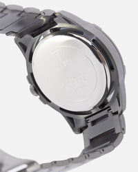 Guess Mainline King Crystal Leopard Gunmetal Bracelet Watch Gunmetal