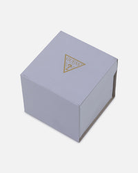 Guess Mainline King Crystal Leopard Gunmetal Bracelet Watch Gunmetal