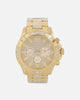 Guess Mainline Majestic Crystal Gold Bracelet Watch Gold