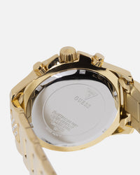 Guess Mainline Majestic Crystal Gold Bracelet Watch Gold