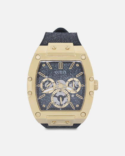 Guess Mainline Phoenix Gold Denim '40th Anniversary' Watch Black Denim