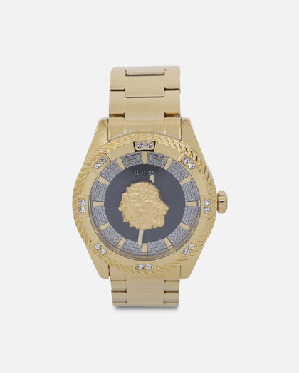 Guess Mainline Beast Crystal Bracelet Watch Gold