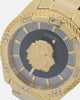Guess Mainline Beast Crystal Bracelet Watch Gold