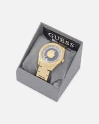 Guess Mainline Beast Crystal Bracelet Watch Gold