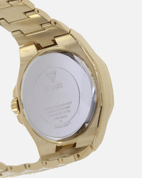 Guess Mainline Empire Crystal Bracelet Watch Gold