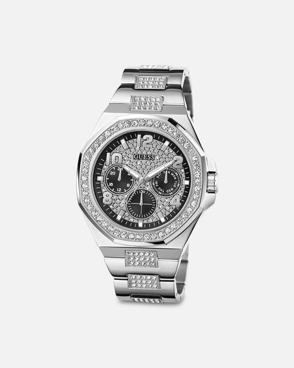 Guess Mainline Empire Crystal Watch Silver