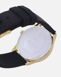Guess Mainline Women's G Stitch Watch Black/Gold