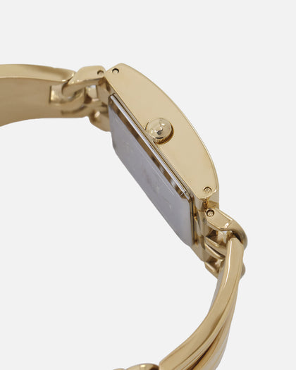 Guess Mainline Women's Mod ID Leopard Watch Gold