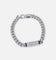 Guess Mainline 10mm Script Onix Curb Chain Braclet Multi