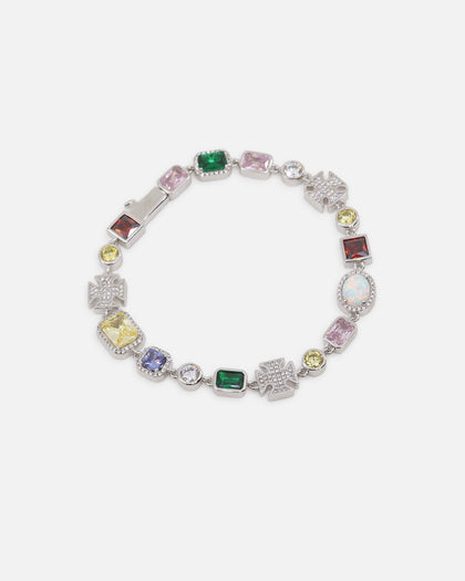 Saint Morta Candy Ice Bracelet Iced White Gold