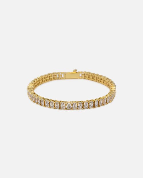 Saint Morta Iced Baguette Bracelet Iced Gold