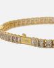 Saint Morta Iced Baguette Bracelet Iced Gold