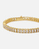 Saint Morta Iced Baguette Bracelet Iced Gold