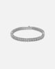 Saint Morta Iced Baguette Bracelet Iced White Gold