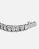 Saint Morta Iced Baguette Bracelet Iced White Gold