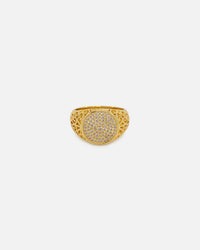 Saint Morta Iced Championship Ring Iced Gold