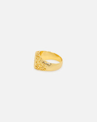 Saint Morta Iced Championship Ring Iced Gold