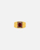 Saint Morta Stone Champioinship Ring Gold/Garnet