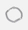 Ed Hardy Scroll Logo Curb Chain Bracelet Silver