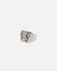 Ed Hardy Heart & Dagger Ring Silver