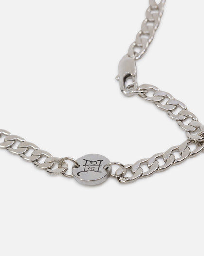 Ed Hardy Heart & Dagger Necklace Silver