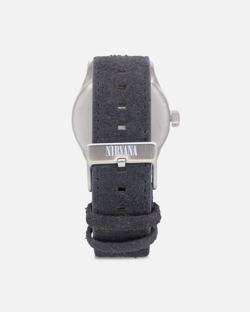 Nixon X Nirvana Sentry Leather Watch Grey Fade
