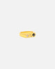 Saint Morta Iced Stars Signet Ring Gold