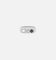 Saint Morta Iced Stars Signet Ring White Gold