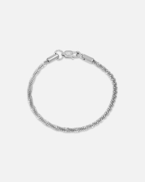 BRACCIALE UNISEX CON SFERE IN ORO GIALLO E BIANCO 18 KT