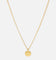 Saint Morta Round Totem Pendant Chain Gold