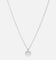 Saint Morta Round Totem Pendant Chain White Gold