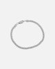 Saint Morta Mini Chrome Balls Bracelet White Gold