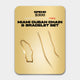 Saint Morta Miami Cuban Chain & Bracelet Bundle Gold