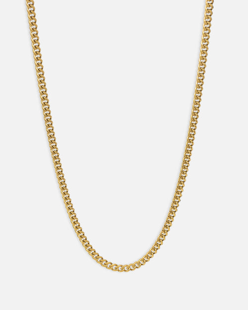 Saint Morta Miami Cuban Chain & Bracelet Bundle Gold