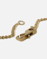 Guess Mainline 21" Lion Pave Charm Necklace Gold