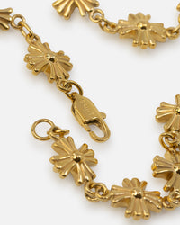 Saint Morta Chrome Cross Chain Necklace Gold