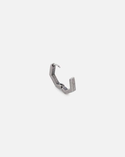 Saint Morta Hex Earrings Antique Silver