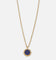 Saint Morta Lapis Octagon Pendant Chain Gold