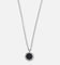 Saint Morta Onyx Octagon Pendant Chain White Gold